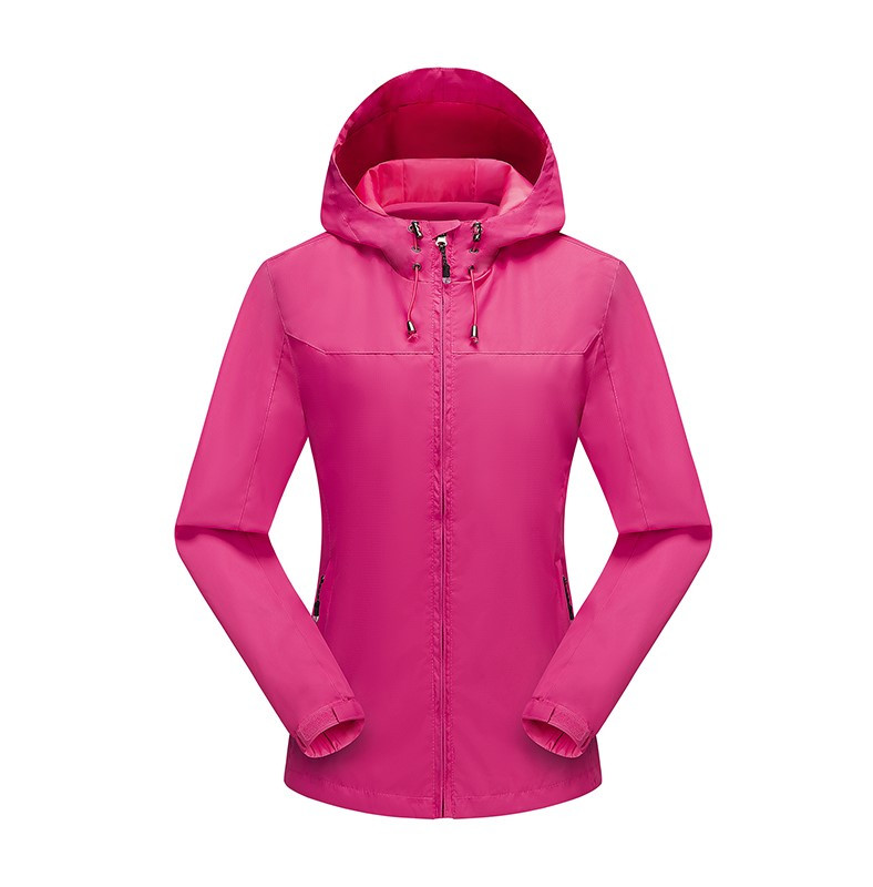 Жіноча вітрівка Solve,рожева легка водовідштовхувальна куртка для весни та осені, KT7002205 Розмір - 2XL, фото 1