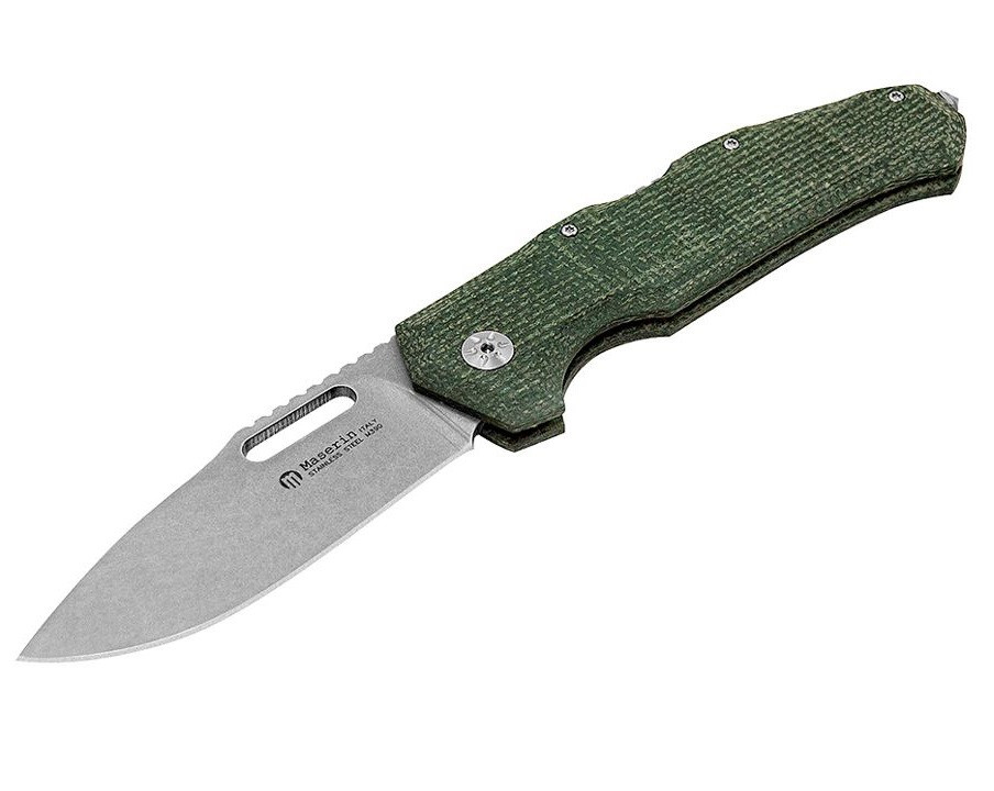 Ніж Maserin Nimrod, M390, мікарта, зелений 480/MD