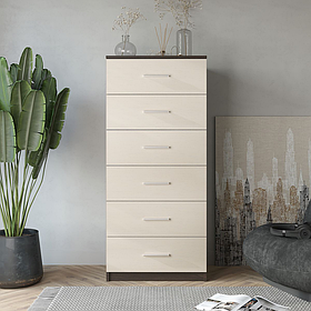 Високий комод-6 NEW на 6 шухляд