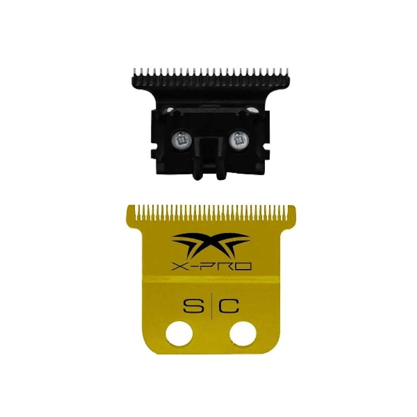 Ножовий блок для тримера Style Craft X-PRO Wide Titanium Gold with DLC Black Diamond (19982), фото 1