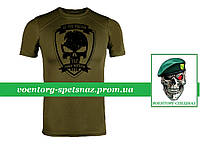 Військова футболка CoolMax КАРАЧЕЛЬ PARABELLUM олива потовідвідна