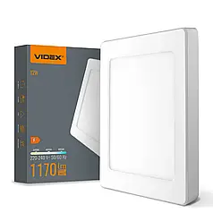 Точковий LED світильник Videx DL6S 12W 3000-4000-6500K вбудований квадрат VL-DL6S-12CW
