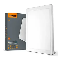 Точковий LED світильник Videx DL6S 24W 3000-4000-6500K вбудований квадрат VL-DL6S-24CW