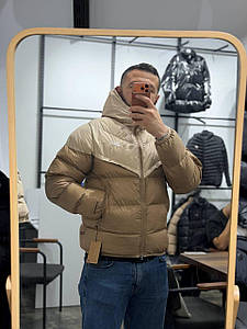 Пуховик Nike Storm-Fit беж+карамель