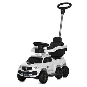 Каталка-толокар Bambi M 5900EL дитяча 2в1 з ручкою