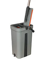 Набір для прибирання Dolphin швабра з відром 10 л, вертикальним віджиманням