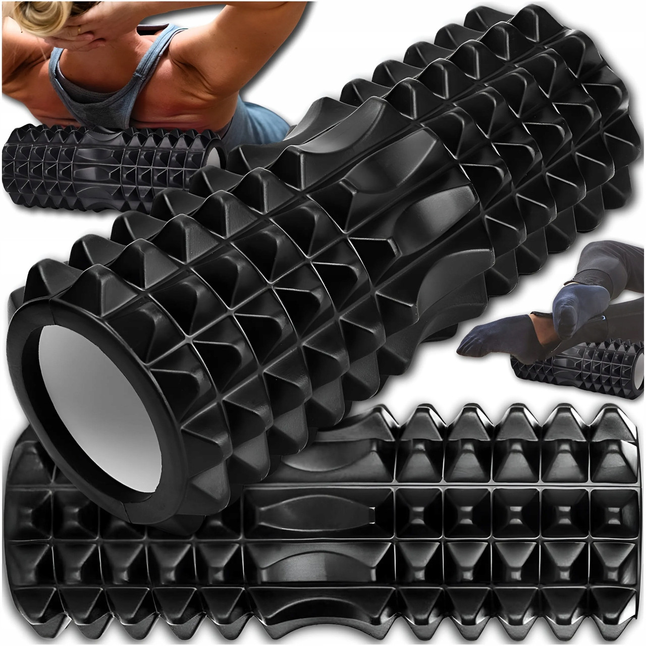 Роликовий масажер Trizand 23570 — 3D-лифтер, 33×12 см, 144 виступи, фото 1