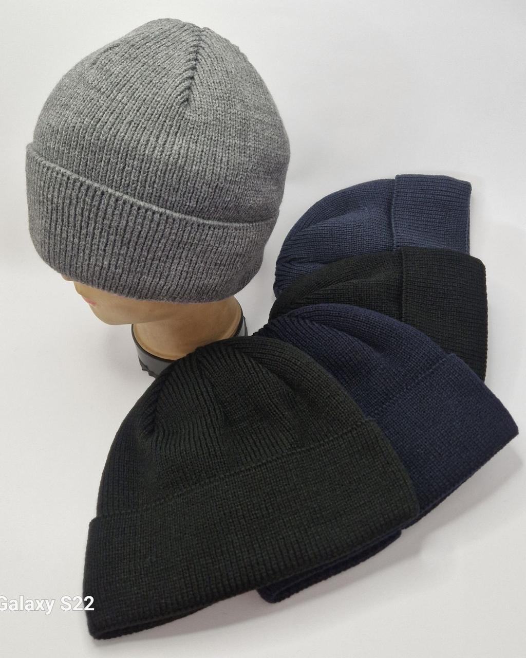 Чоловіча шапка на повному флісі оптом 7км