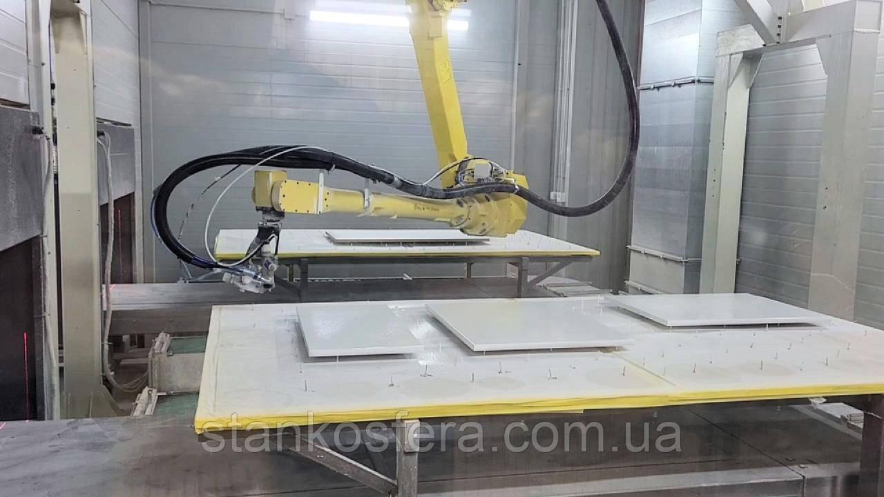 Роботизований малярний комплекс для деталей меблів і дверей, фото 1