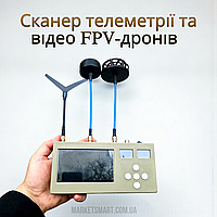 Стевія FlyT – чотиридіапазонний детектор FPV-дронів по відеосигналу та телеметрії 250–950 / 1.2 / 3.3 / 5.8 ГГц