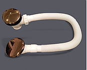 Сифон для ванни Рожеве Золото-клік клак