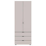 Шафа розпашна для одягу Doros Гелар 77,5х49,5х203,4 см Кашемір (DRS-011237), фото 2