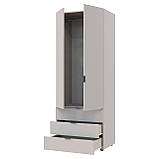 Шафа розпашна для одягу Doros Гелар 77,5х49,5х203,4 см Кашемір (DRS-011237), фото 4