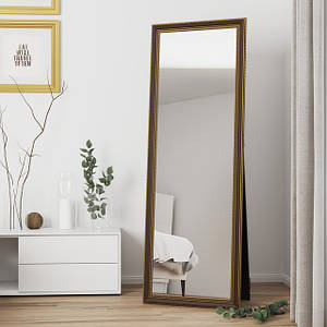 Підлогове дзеркало в Коричневій рамі