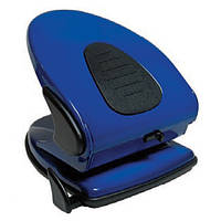 Дырокол 45 л. "SCHOLZ" /4315/ 8см, Синий металл (1/24)