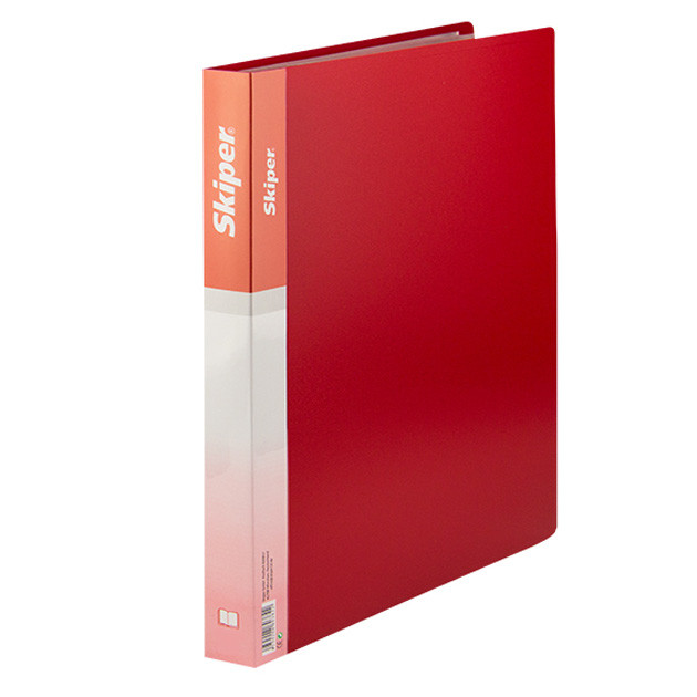 Папка з притиском "Skiper 411038" А5 SK-11 червона  (24/144), фото 1
