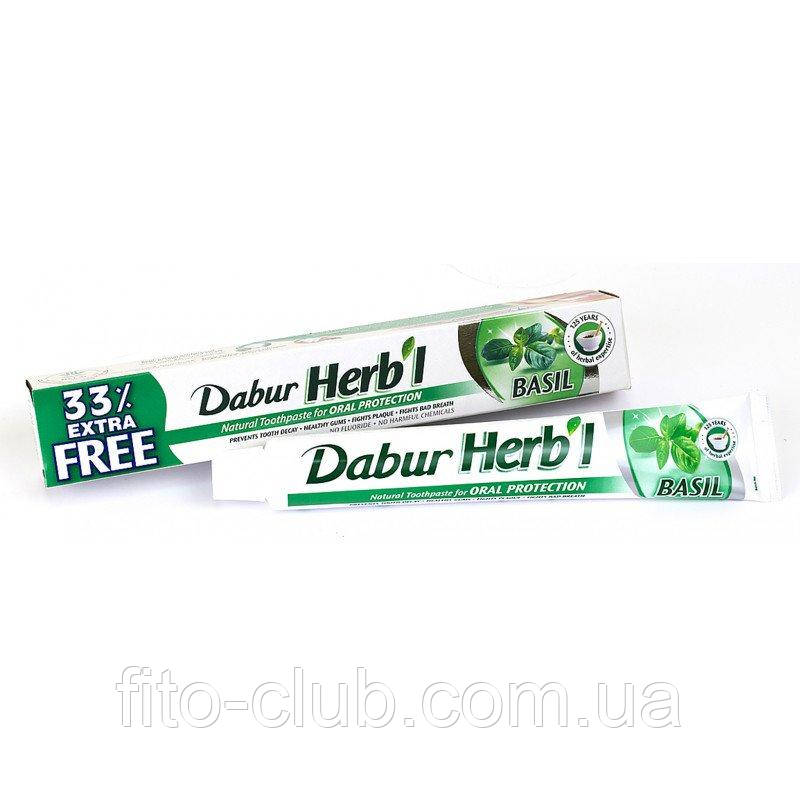 Зубна паста Dabur Herb'l Базилік 75 г