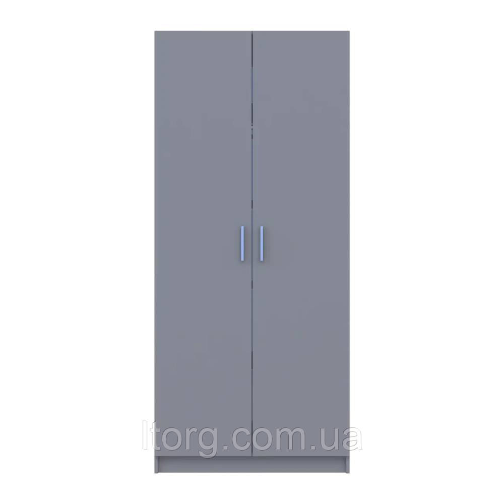 Шафа для одягу Doros Промо Сірий 2 ДСП 90х48х204 DRS-011625 (80737764), фото 1