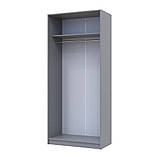 Шафа для одягу Doros Промо Сірий 2 ДСП 90х48х204 DRS-011625 (80737764), фото 5