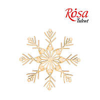 Заготовка "Rosa Talent" "Сніжинка 3" /185/ 4шт, фанера, 10см