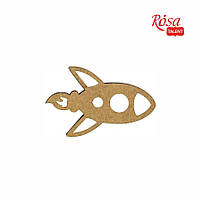 Міні-Заготовка "Rosa Talent" „Ракета“ /582/ 15шт, МДФ, 5,8х3,6см