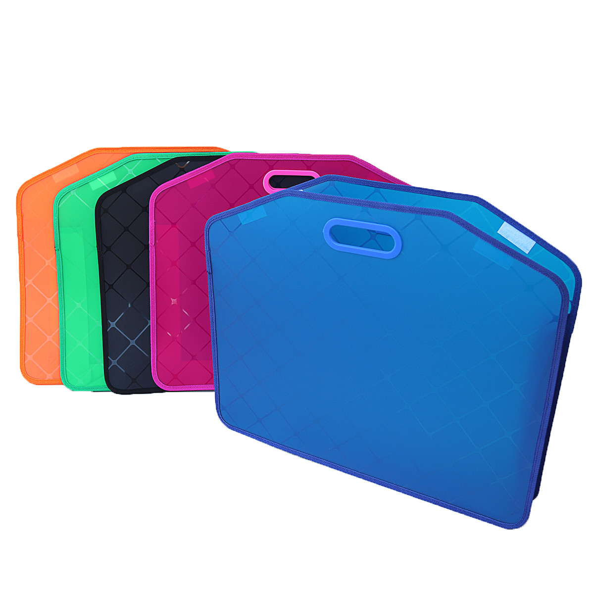 Папка-портфель на липуч. "JO" /DSCN0983/ "Геометрія" 53*44*10см  з ткан. ручк. (1/12/48), фото 1