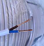 Кабель провід мідний ПВС 2х4.0 силовий гнучкий Одеса ГОСТ (бухта 100м), фото 2