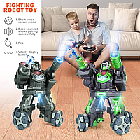 Іграшковий робот на радіоуправлінні для ігор та розваг зі світловими та звуковими ефектами Ігровий набір битва роботів