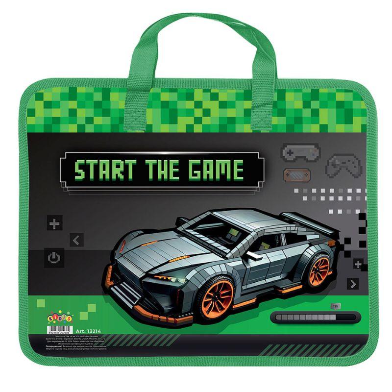 Папка-портфель "Kidis" /13214/ "Supercar" з ткан. ручк. (1/12), фото 1