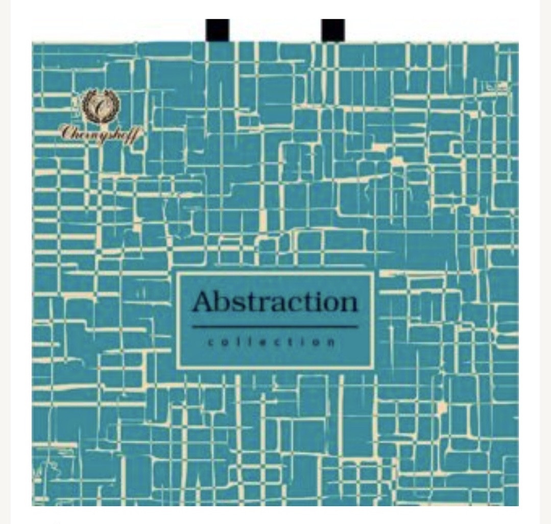 Поліетиленовий пакет із петльовою ручкою 400*420 мм Абстракція 25 шт., фото 1