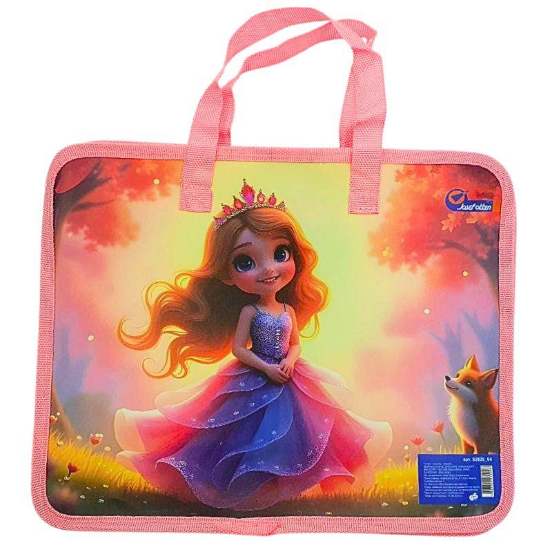 Папка-портфель 26*32см "JO" /S2025_04/ "Дівчинка" (1/12/120), фото 1