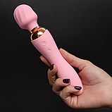 Вібратор-мікрофон 2в1, Силіконовий вібромасажер, стимулятор ергономних зон, Інтимні іграшки, фото 9