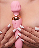 Вібратор-мікрофон 2в1, Силіконовий вібромасажер, стимулятор ергономних зон, Інтимні іграшки, фото 10