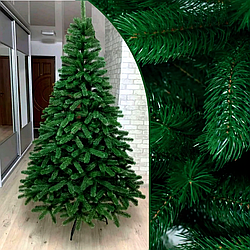 Ялинка штучна лита Буковельська 1.8 м. Зелена (Сертифікат якості)