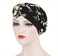Тюрбан хустка шапка чалма з принтом (головні убори після хіміотерапії)