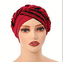 Тюрбан хустка шапка чалма з принтом (головні убори після хіміотерапії)