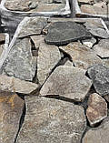 Сланець закарпатський окатаний 2-3 см / камінь для облицювання цоколя, фасаду та мощення садових доріжок, фото 5