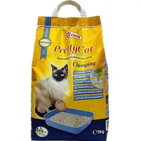 Бентонітовий наповнювач для котячого туалету Pretty Cat 5 кг