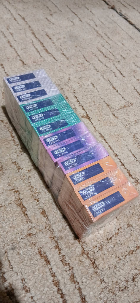 Презервативи Contex Контекс блок 36 шт 12 упаковок терміни до 2027 року. Гурт і роздріб!Знижки! - фото покупателей 1