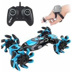 Машинка перевертень RIAS Racing STUNT з жестовим керуванням Blue (3_07587)