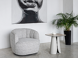 Поворотне крісло "Верона" сніжний графіт