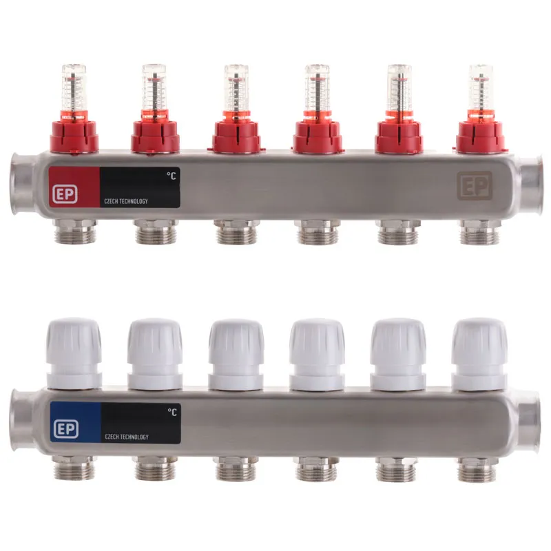 Колекторний блок з розxодомірами Europroduct EP.S1110-06 1"x6 (EP4982)