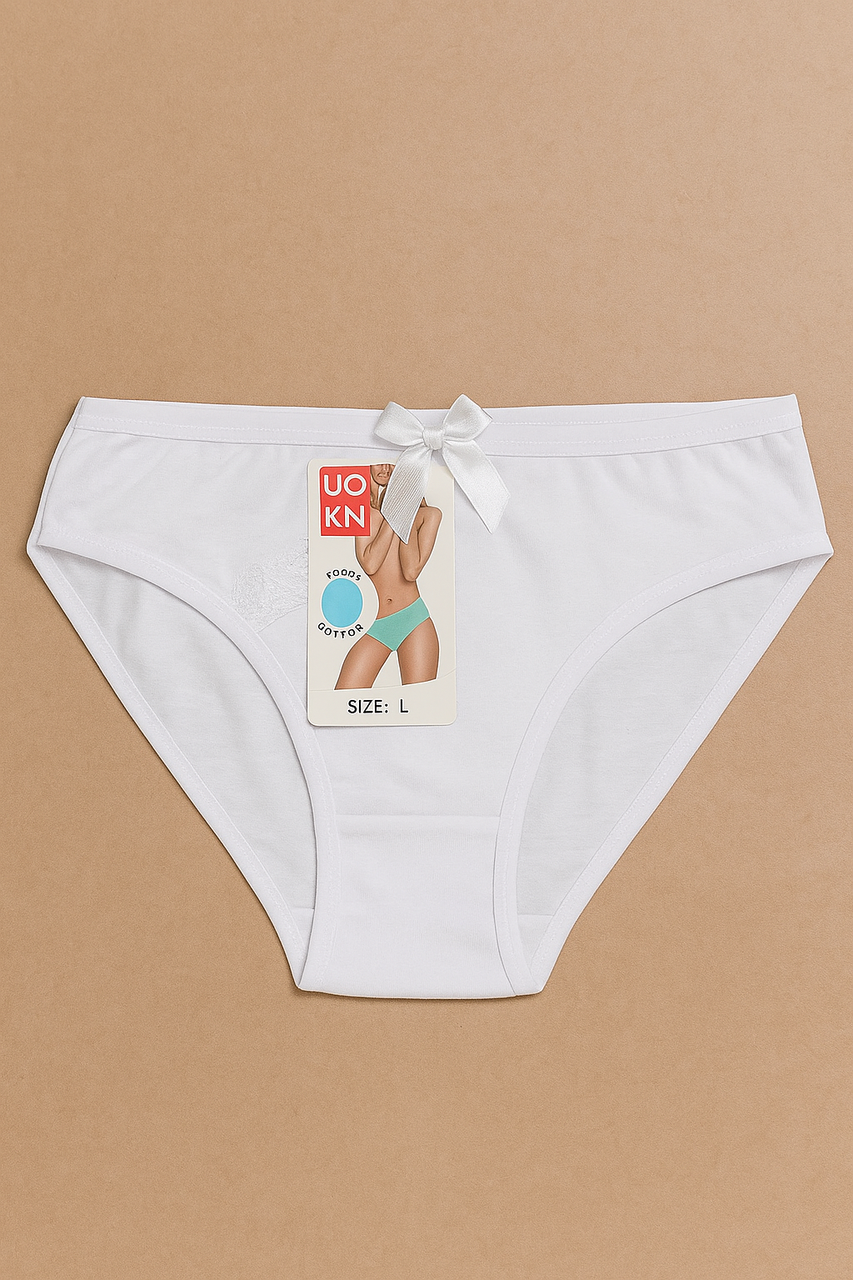 Жіночі труси з мереживом 42-44. Труси жіночі бавовняні однотонні