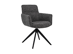 Стілець поворотний R-185 антрацит + чорний