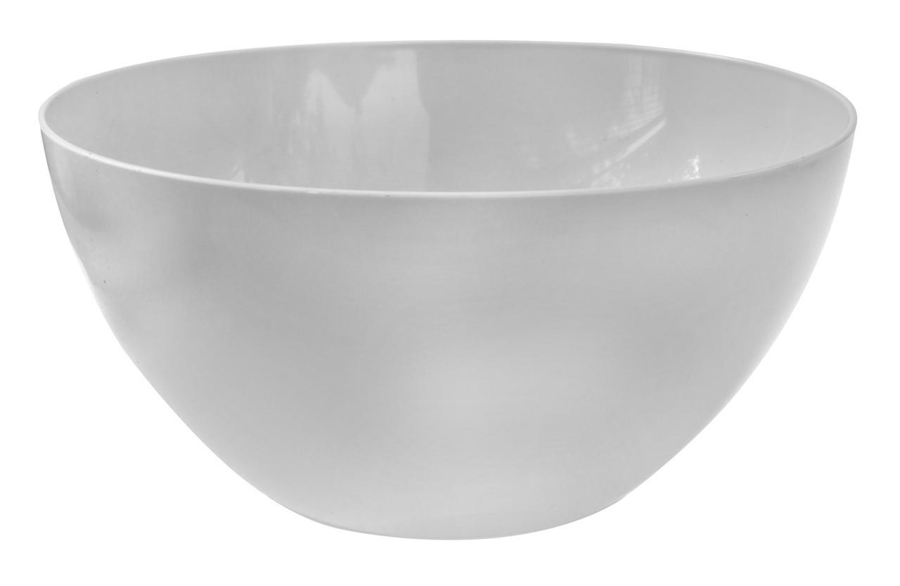 Миска салатниця пластикова 5 літрів сіра Ø 27.5 см h=13 см (ПолімерАгро), фото 1