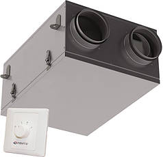 Припливно-витяжна установка Вентс ВУТ 100 П міні з рекуперацією тепла 106 м3/год