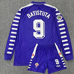 Форма чоловіча ретро Батистута 9 Фіорентина Batistuta Florentina 1998-1999 футболка лонгслів