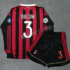 Форма чоловіча Мілан Мальдині 3 сезон 2009-2010 лонгслів Milan Maldini ретро retro