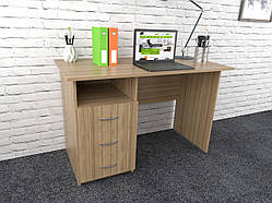 Офісний стіл С-2а (1200x600x750) Дуб Сонома Гамма стиль