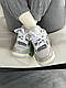 Жіночі сірі кросівки Nike Air Jordan 4 Frozen Moments Silver Grey х Джордан 36 - фото 3 - id-p2448099117